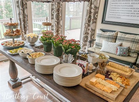 A Very Special Weekend At Worthing Court Party Buffet Table Buffet