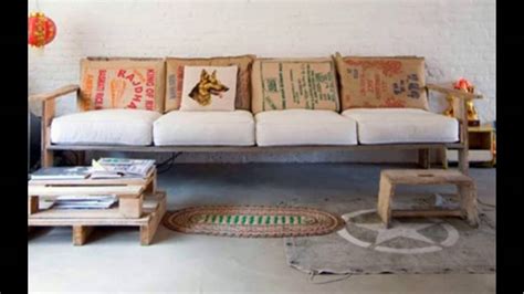 Easiest diy reclaimed wood sofa table. diy pallet sofa - YouTube