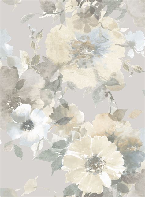 Grey Flowers Wallpapers Wallpaper Cave
