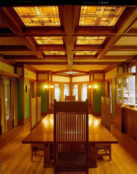 Frank Lloyd Wrights Willits Home Dining Room Daniel Triplett Flickr
