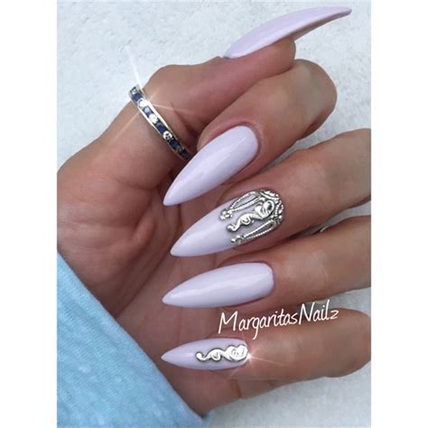 Lavender Stilettos Nail Art Gallery