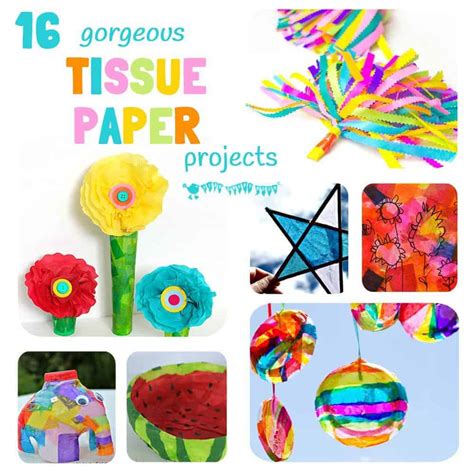 Tissue Paper Crafts For Kids Kids Craft Room