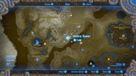 Legend Of Zelda Breath Of The Wild Full Map