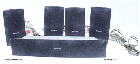 Philips Hts345037hts355537 Speakers Cs3450ecs3555 4 Ohm Wplug