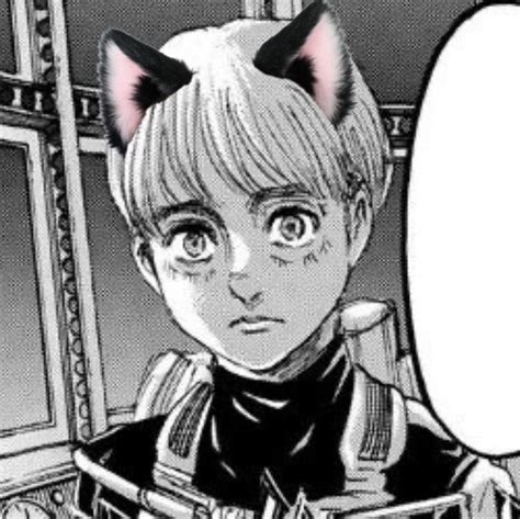 Catboy Armin 💁‍♀️ Anime Cat Boy Armin Arlert Manga Manga Cat