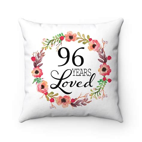 96th Birthday Ts For Women 96 Year Old Female 96 Years Etsy Uk