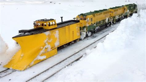 First Rate Model Train Plows Snow Like Its Big Brother Model Trains
