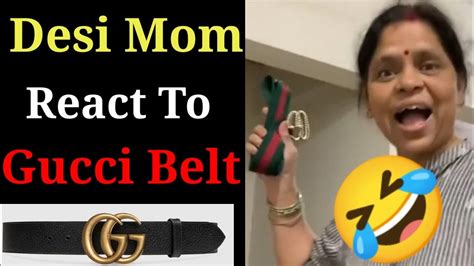 mother reacts to gucci belt viral video factbase india gucci belt viral video youtube