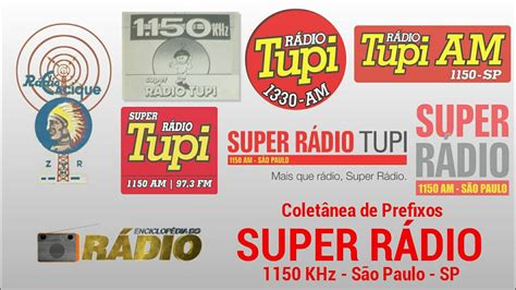 Coletânea De Prefixos Super Rádio 1150 Khz São Paulo Sp Youtube