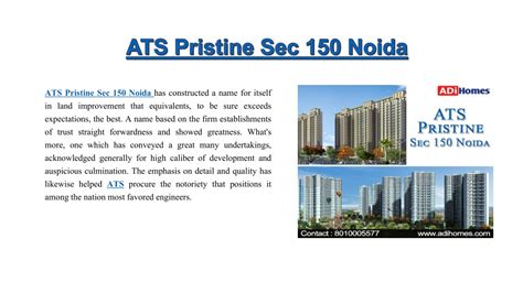 Ppt Ats Pristine Sec 150 Noida Powerpoint Presentation Free Download