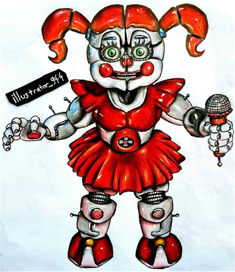 Circus Baby Drawing By Illustrator944 On Deviantart