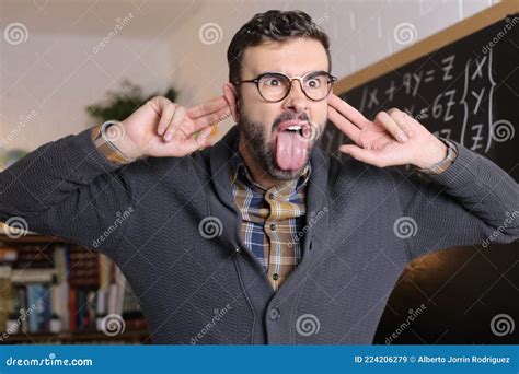 teacher showing ugly face in classroom stock image image of bullying humor 224206279