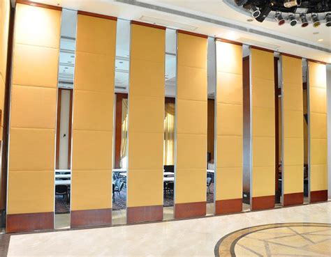 Floor To Ceiling Folding Door Operable Partition Walls For Banquet Hall