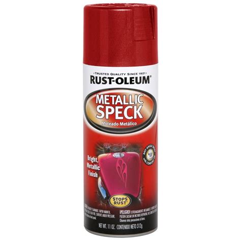 Rust Oleum Automotive 11 Oz Metallic Speck Red Spray Paint 6 Pack