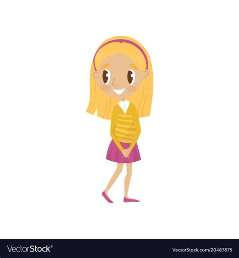 pretty blonde girl cartoon