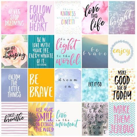 Free Motivational Printable Planner Stickers Love Paper
