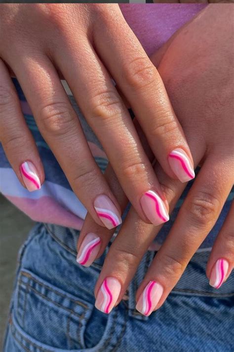 Summer Nails 2021 Trendy 40 Trendy Pastel Swirl Nails For Your Chic
