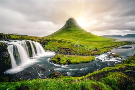 158 Waterfalls Kirkjufell Sunrise Iceland Stock Photos Free And Royalty