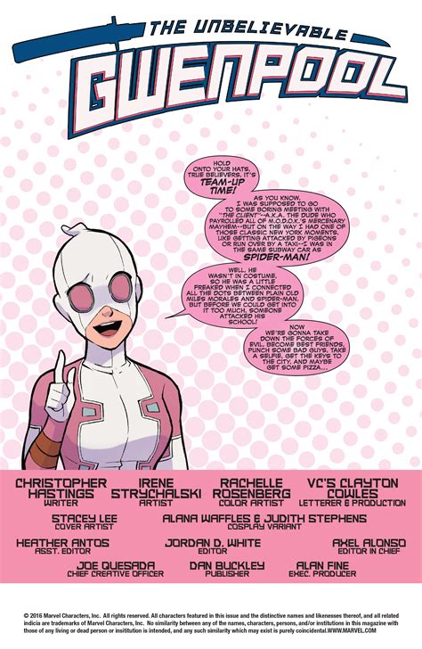 The Unbelievable Gwenpool Issue 6 Read The Unbelievable Gwenpool
