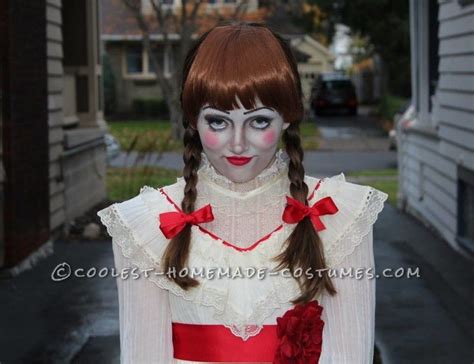 Creepy Annabelle Halloween Costume Horror Halloween Costumes Homemade