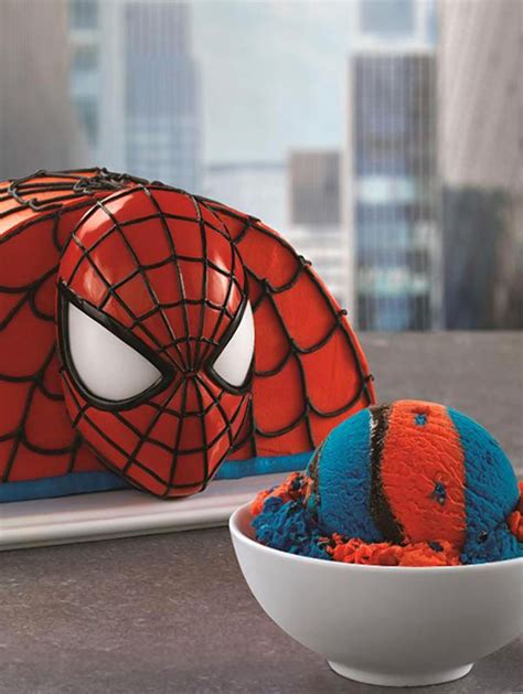 Baskin Robbins To Debut Red White And Blue Spider Man Ice Cream New