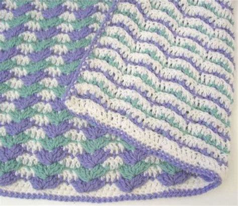 Maggies Crochet · Textured Shells Afghan Crochet Pattern Crochet