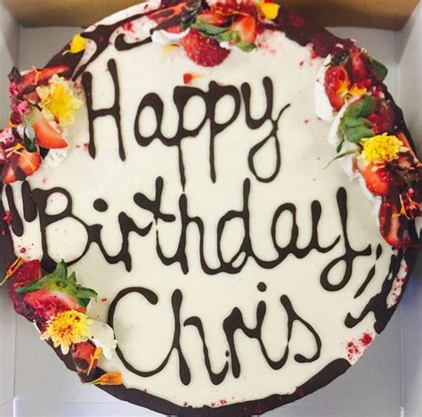 Of Course Chris Was Super Happy He Got The Whole Cake Raw Vegan