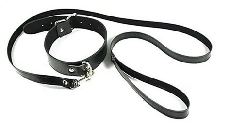 New Sexy Collar Ring Neck Bondage Restraints Fetish Slave Collar With Leash Sex Toys For Couple