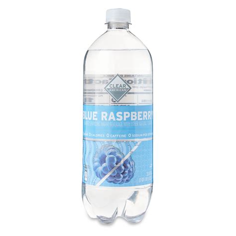 Clear American Blue Raspberry Sparkling Water 338 Fl Oz Bottle