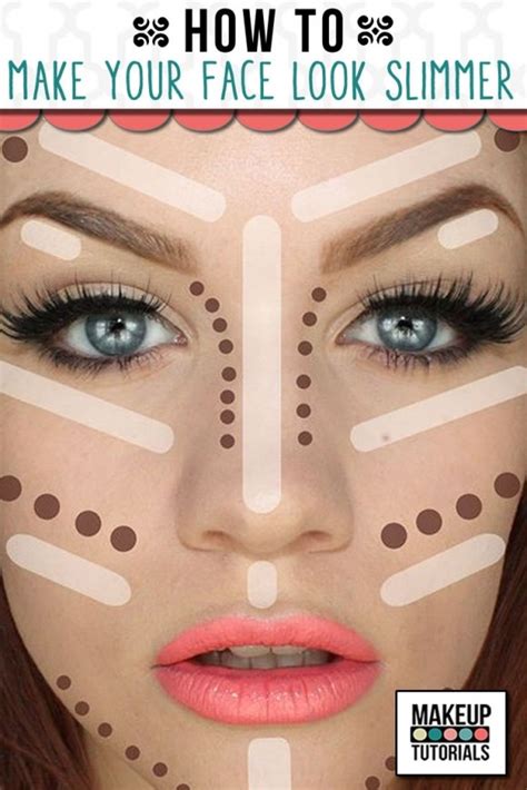 How To Make Your Face Look Slimmer Contouring Highlights And
