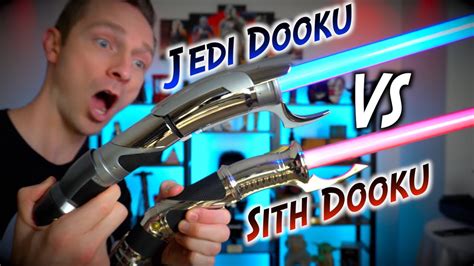 New Count Dooku Jedi Lightsaber Vs Sith Star Wars Galalxys Edge Youtube