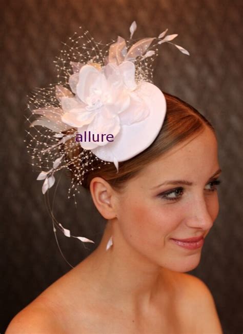 Items Similar To Wedding Birdcage Veil White Wedding Hat Fabulous
