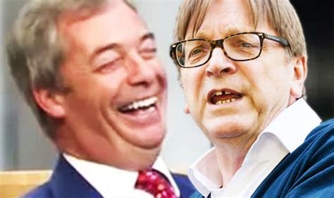 Brexit News Swivel Eyed Loon Guy Verhofstadt Torn Apart By Brexit