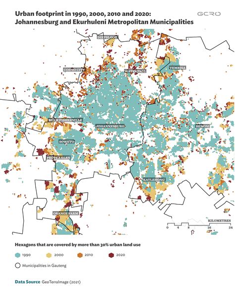 Gautengs Urban Land Cover Growth 1990 2020 Gcro