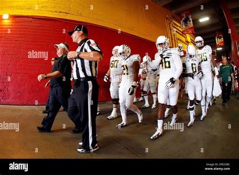 November 03 2012 Oregon Ducks Head Coach Chip Kelly Leads His Team Onto The Field Before The