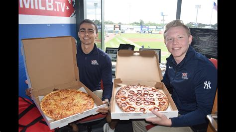 Pizza Slice Per Inning Baseball Broadcast Challenge Youtube