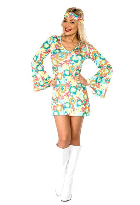 ladies 1960s 70s disco retro hippie go go girl costume 60 s and 70 s costume decades costume