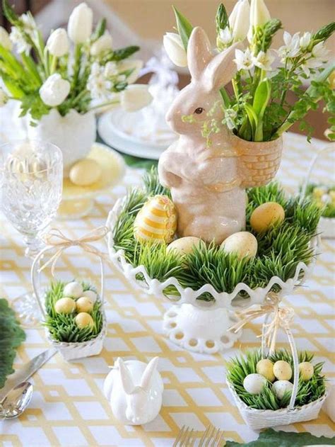 Lovely And Easy To Make Easter Tablescapes30 Homegardenmagz