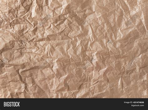 Crumpled Craft Brown Image And Photo Free Trial Bigstock