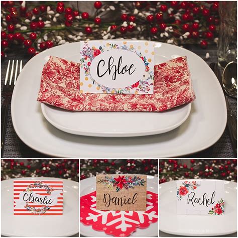 We did not find results for: Christmas Table Place Cards { FREE PRINTABLE} - Six Clever Sisters