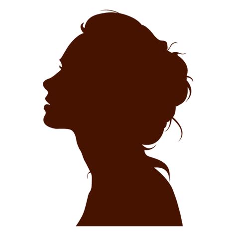 Beautiful Female Face Silhouette In Profile Vector Image A Hot Sex Picture