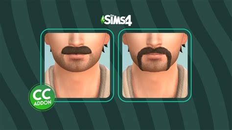 New Moustaches In The Sims 4 Already Have A Cc Upgrade