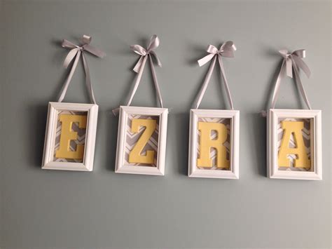 How about a word that is commonly mispronounced for other reasons? Shadow box spelling out baby's name for the nursery room ...
