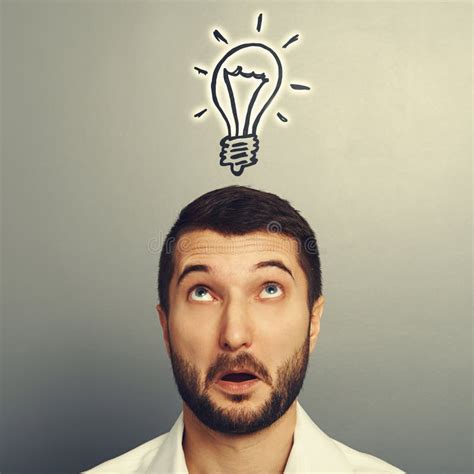 120 Man Looking Up Drawing Light Bulb Stock Photos Free And Royalty