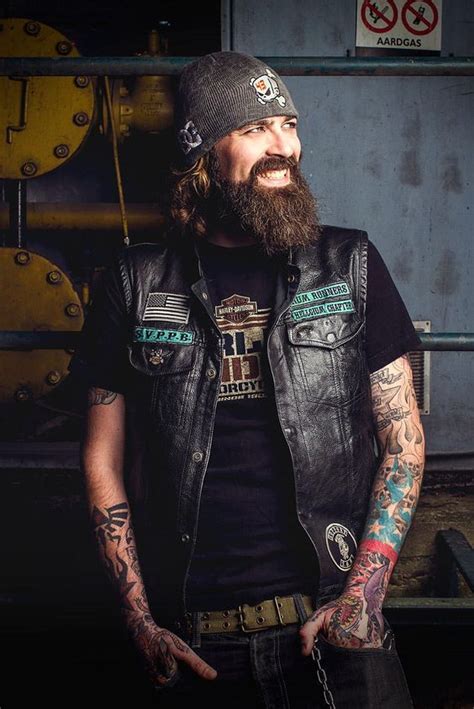 Pin By Rebecca Vazquez On Badass Bikers And Tattooed Hotties Biker Men