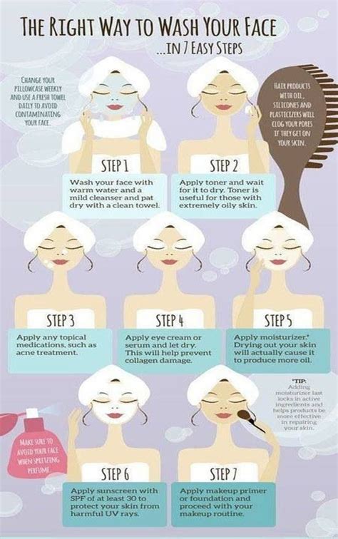 The Right Way To Wash Your Face In 7 Easy Steps Trusper