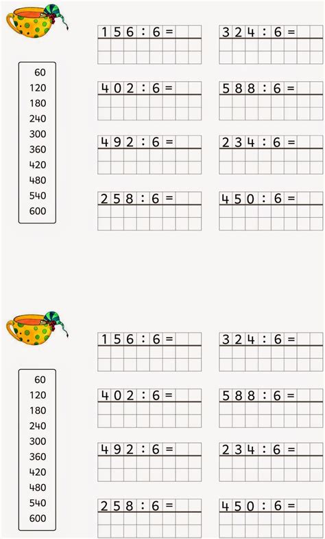 Matheaufgaben 5 klasse zum ausdrucken division learnkontrolle : Lernstübchen: Halbschriftlich dividieren