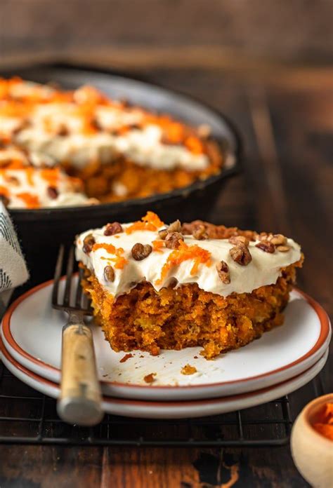 I made the recipe exactly how it was written, and i was able to make 12 cupcakes (35min. Skillet Carrot Cake Recipe with the Best Cream Cheese ...