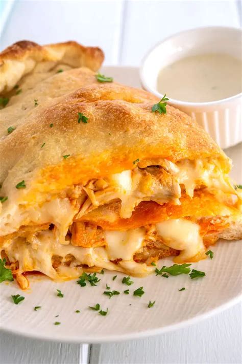 Buffalo Chicken Calzones Easy Peasy Spicy Cheesy Calzones If You