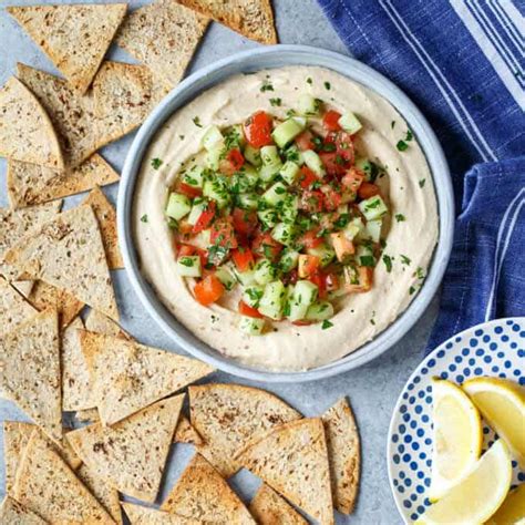 Vegan Mediterranean Hummus Dip Shared Appetite